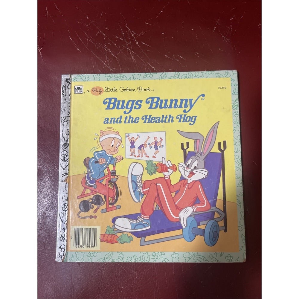 Vintage A Little Golden Book Bugs Bunny & The Health Hog 1986